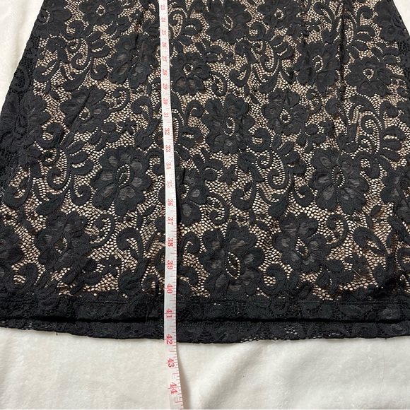 Candalite Women's black lace strapless dress Size 2X - Picture 8 of 8